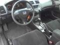 Black 2006 Honda Accord LX V6 Coupe Interior Color