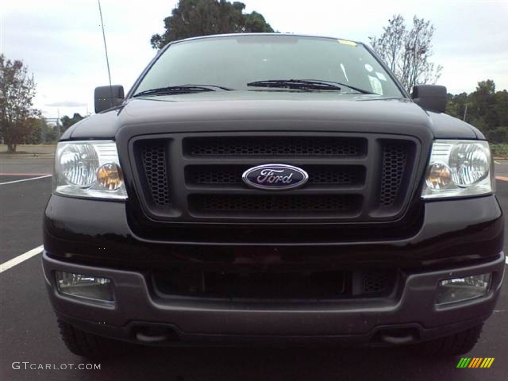 2004 F150 FX4 SuperCrew 4x4 - Black / Black photo #2