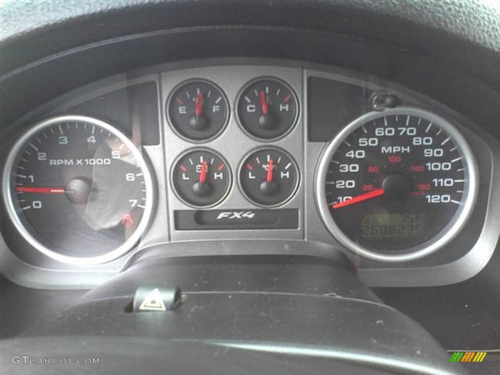 2004 F150 FX4 SuperCrew 4x4 - Black / Black photo #9