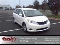 2012 Super White Toyota Sienna LE  photo #1