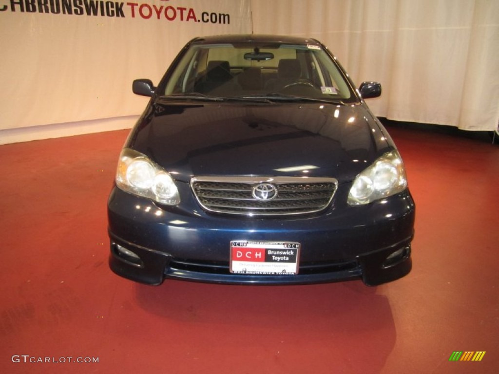 2006 Corolla S - Indigo Ink Pearl / Dark Charcoal photo #2