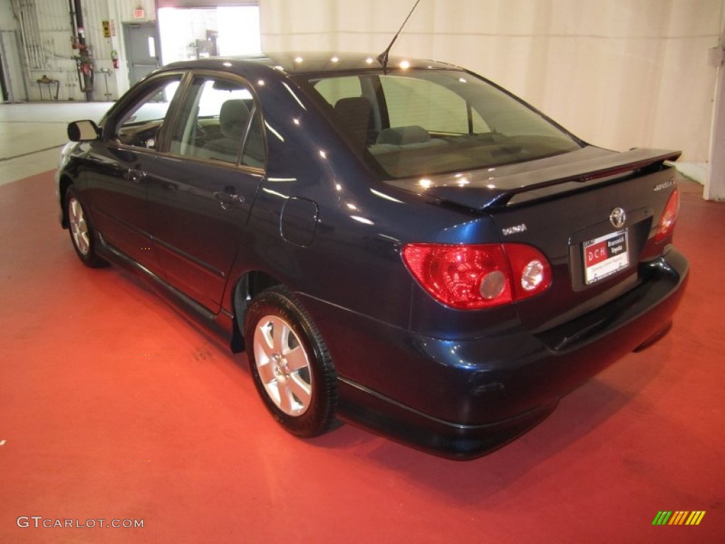 2006 Corolla S - Indigo Ink Pearl / Dark Charcoal photo #4