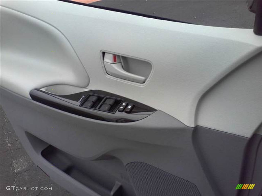 2012 Toyota Sienna LE Light Gray Door Panel Photo #55147745