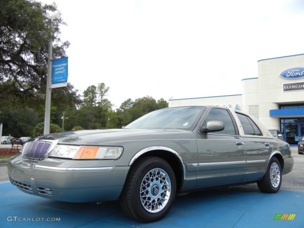 2001 Grand Marquis GS - Spruce Green Metallic / Medium Parchment photo #1