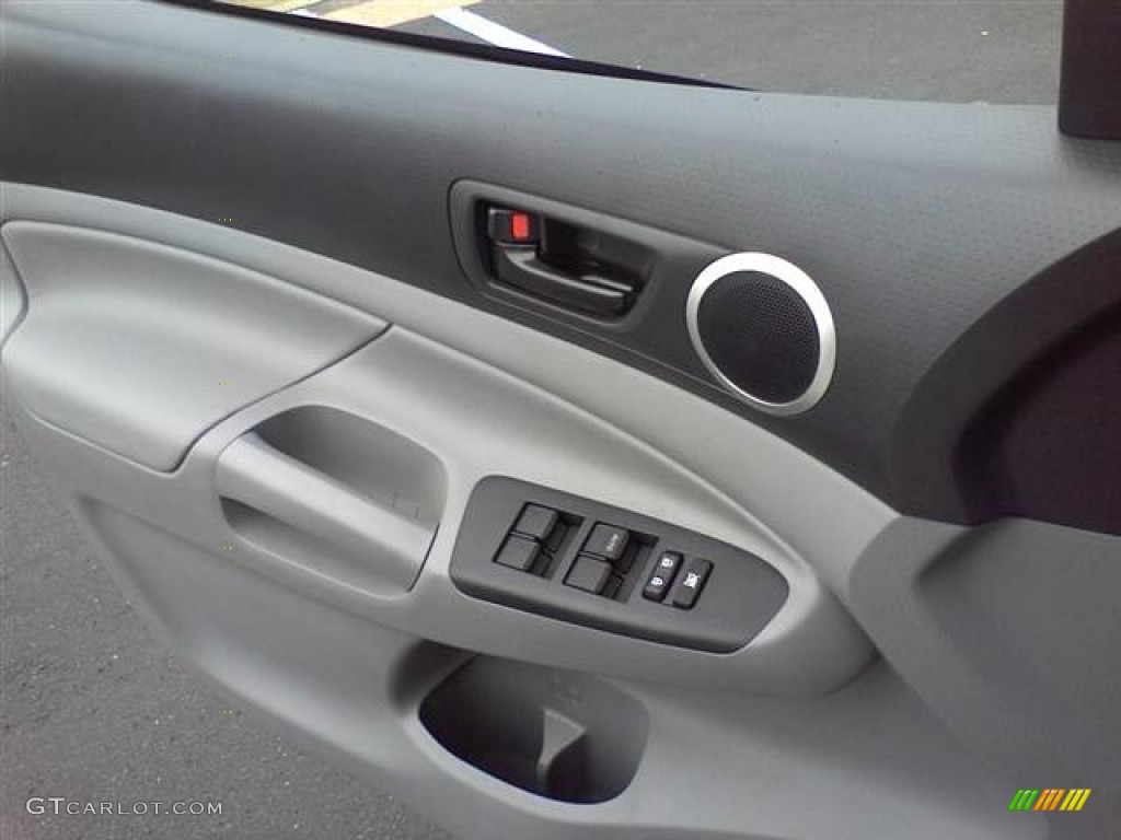 2012 Toyota Tacoma V6 TRD Sport Double Cab 4x4 Graphite Door Panel Photo #55148111
