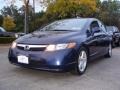 2007 Royal Blue Pearl Honda Civic EX Sedan  photo #4