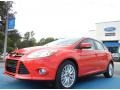 2012 Race Red Ford Focus SEL 5-Door  photo #1