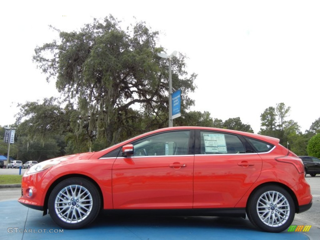Race Red 2012 Ford Focus SEL 5-Door Exterior Photo #55148597