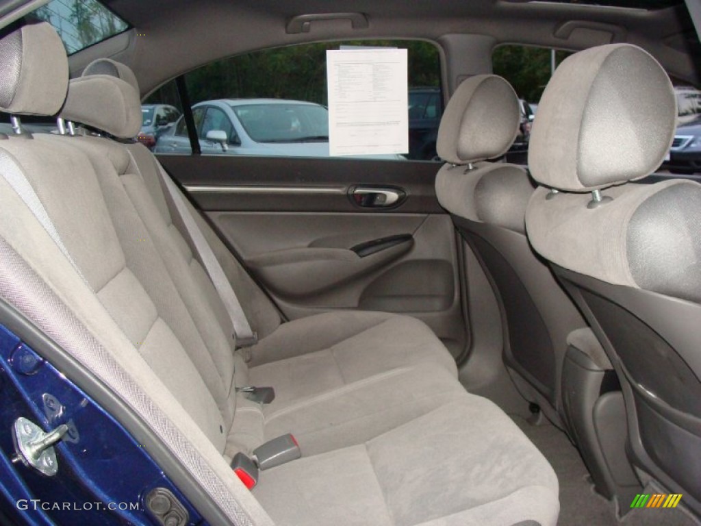 2007 Civic EX Sedan - Royal Blue Pearl / Gray photo #13