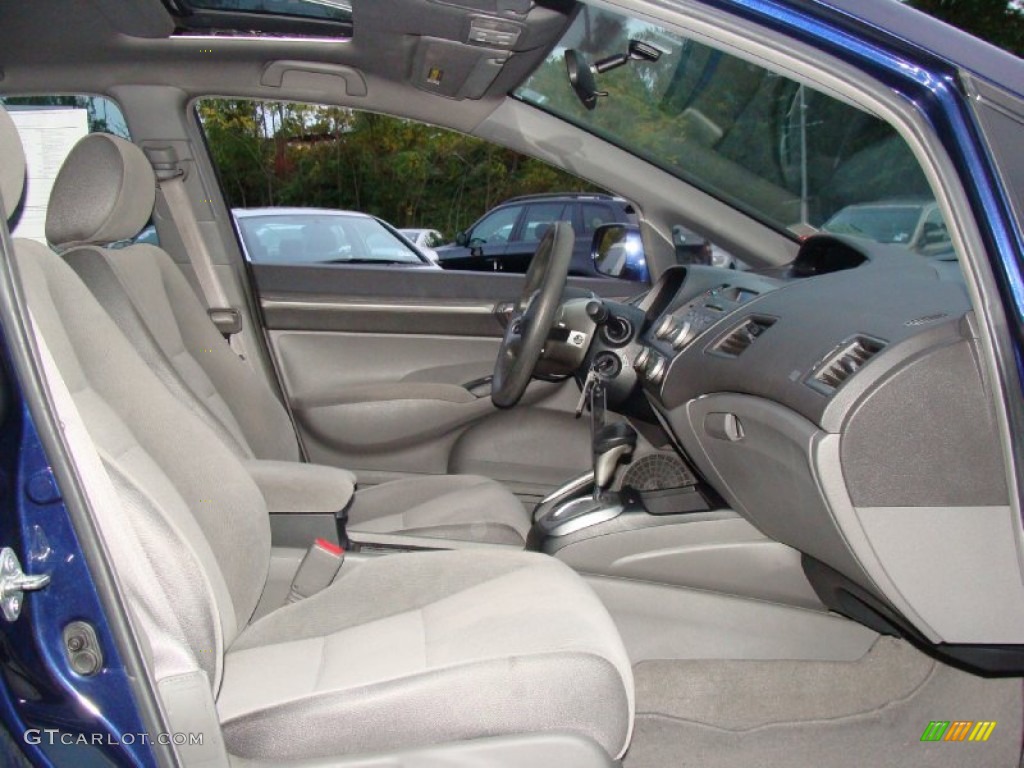 2007 Civic EX Sedan - Royal Blue Pearl / Gray photo #14