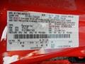 PQ: Race Red 2012 Ford Focus SEL 5-Door Color Code