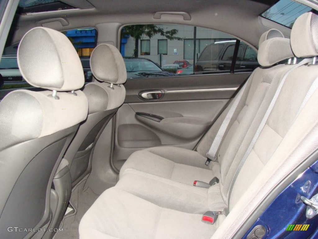 2007 Civic EX Sedan - Royal Blue Pearl / Gray photo #17