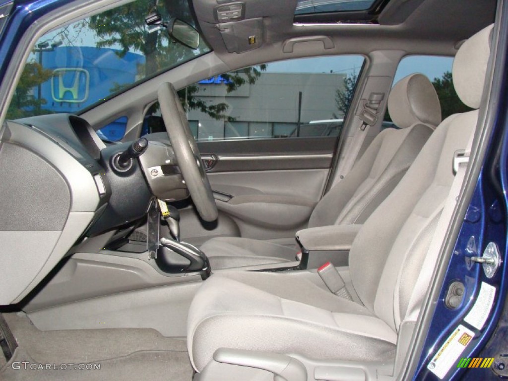 2007 Civic EX Sedan - Royal Blue Pearl / Gray photo #18
