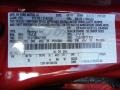 RZ: Red Candy Metallic 2012 Ford Focus SEL Sedan Color Code