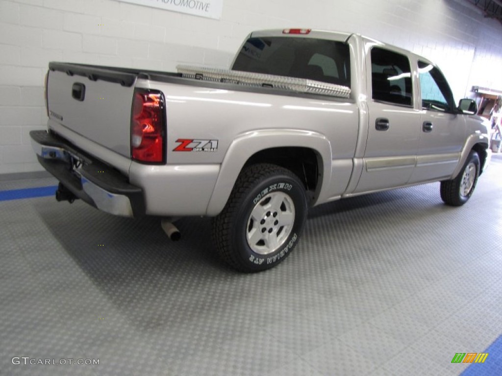 2006 Silverado 1500 Z71 Crew Cab 4x4 - Silver Birch Metallic / Dark Charcoal photo #4