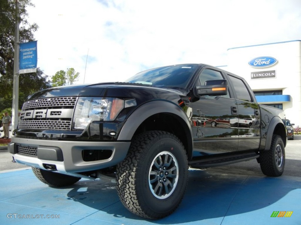 2011 F150 SVT Raptor SuperCrew 4x4 - Ebony Black / Raptor Black photo #1