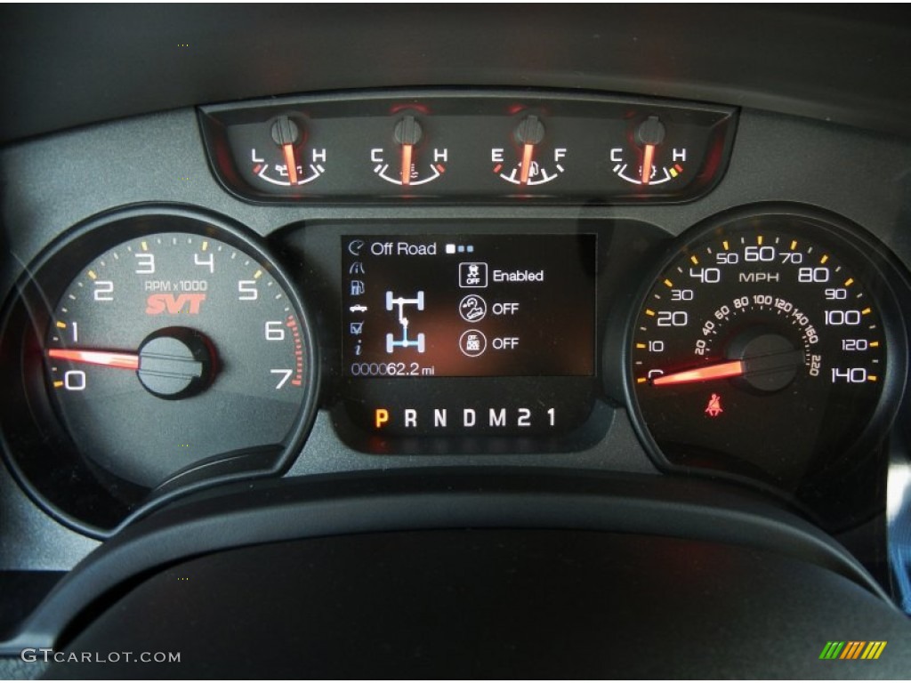 2011 Ford F150 SVT Raptor SuperCrew 4x4 Gauges Photo #55149340