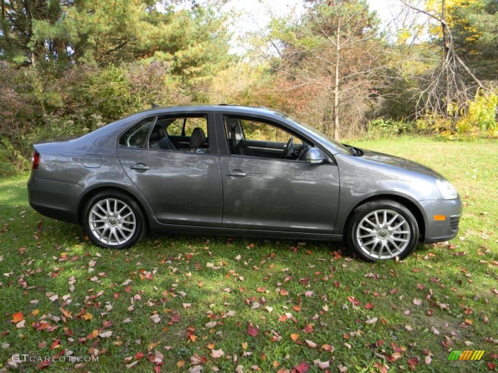 2009 Jetta Wolfsburg Edition Sedan - Platinum Gray Metallic / Anthracite photo #5