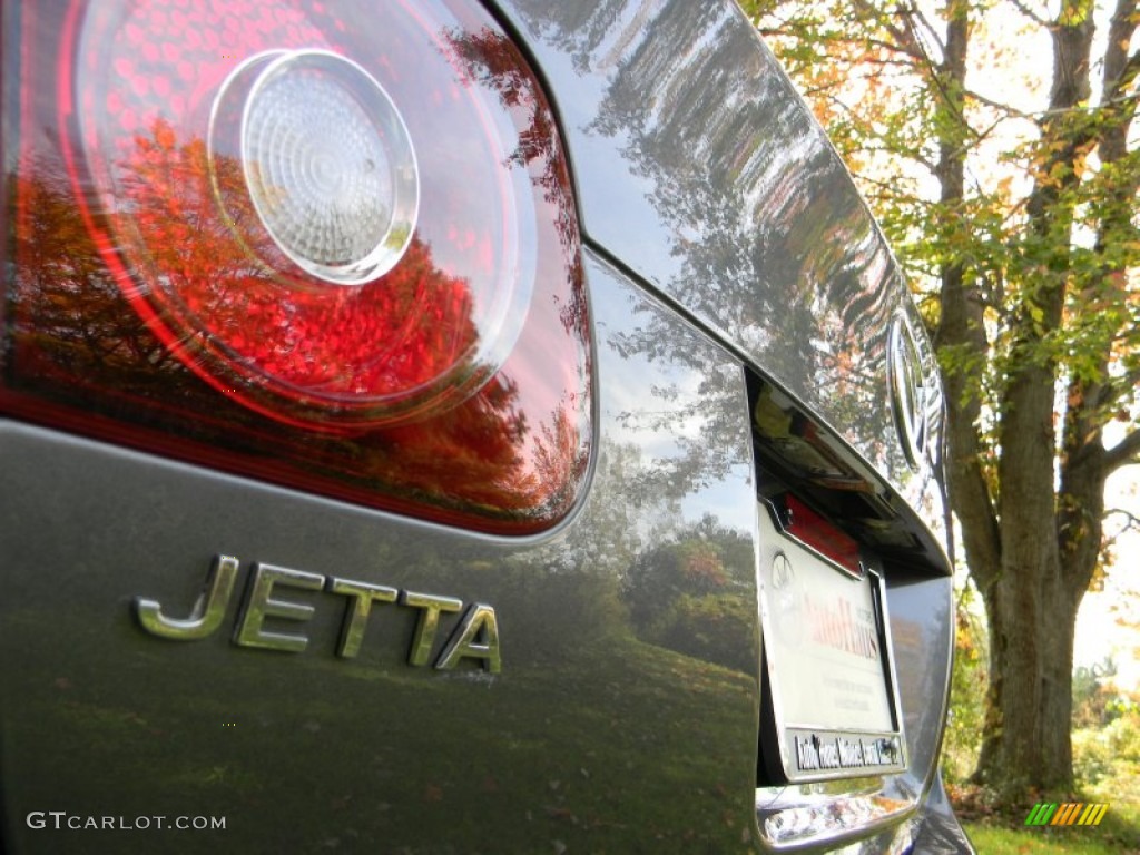 2009 Jetta Wolfsburg Edition Sedan - Platinum Gray Metallic / Anthracite photo #12