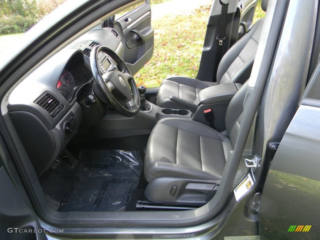 Anthracite Interior 2009 Volkswagen Jetta Wolfsburg Edition Sedan Photo #55149758