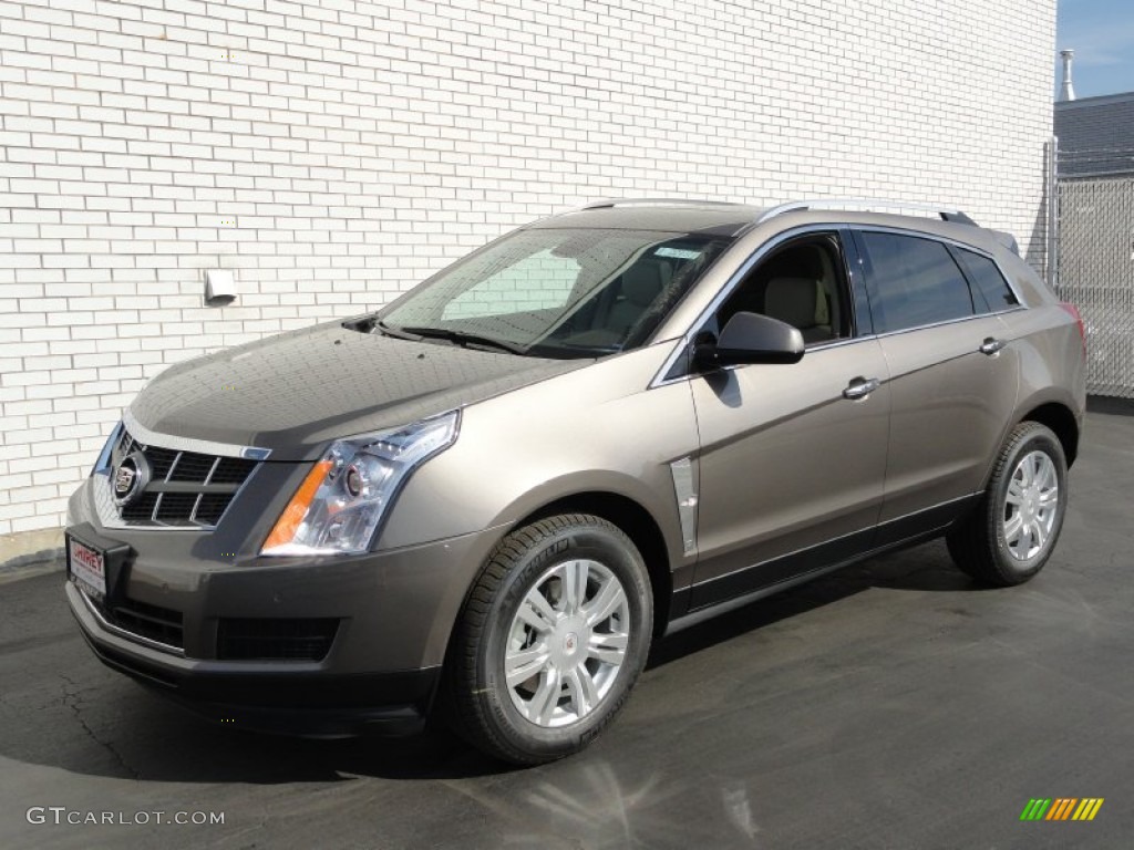 Mocha Steel Metallic 2012 Cadillac SRX Luxury AWD Exterior Photo #55150409