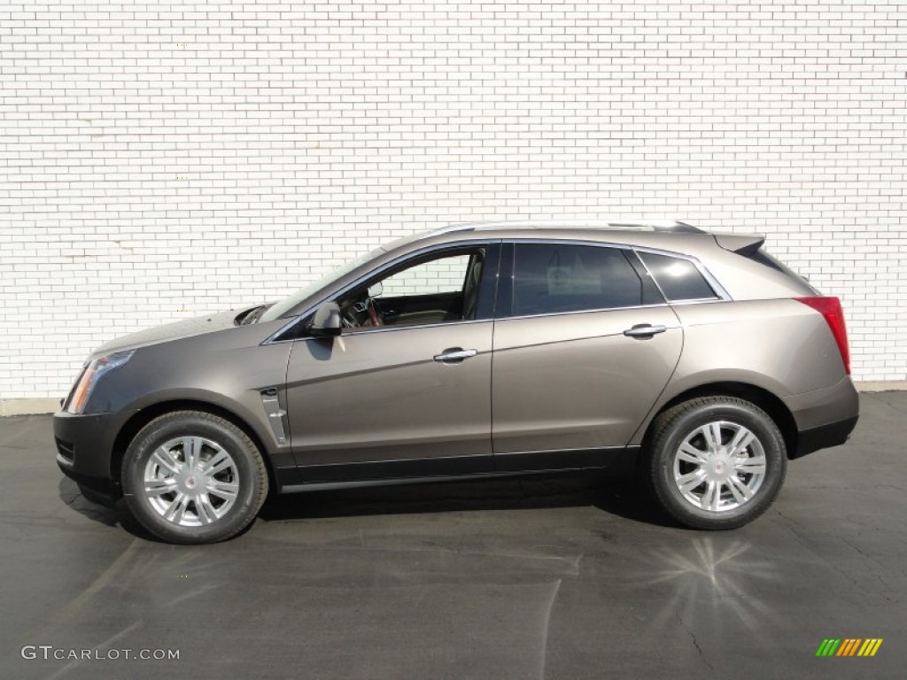 Mocha Steel Metallic 2012 Cadillac SRX Luxury AWD Exterior Photo #55150418