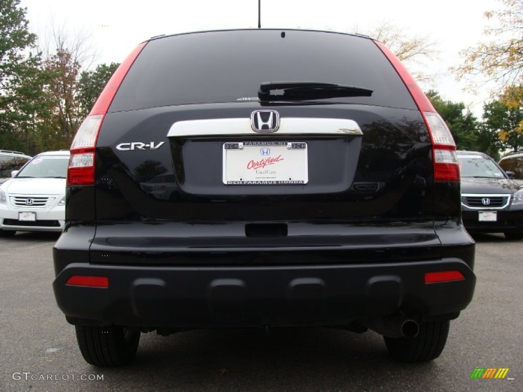 2008 CR-V EX 4WD - Nighthawk Black Pearl / Black photo #9