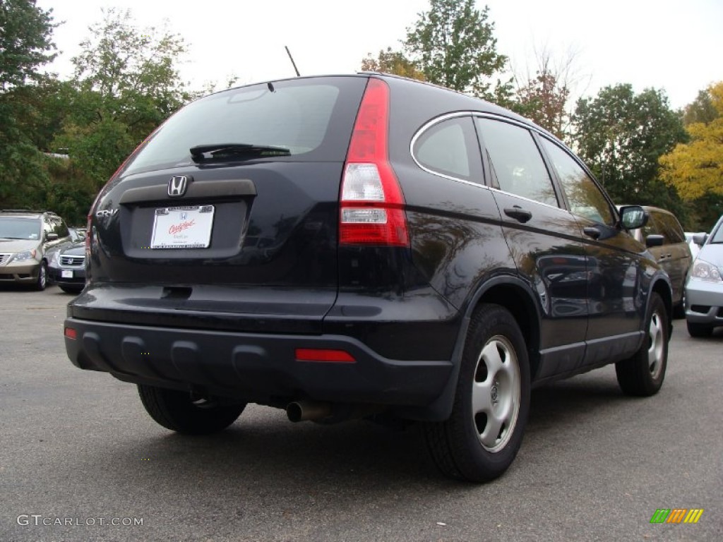 2008 CR-V LX 4WD - Nighthawk Black Pearl / Black photo #8