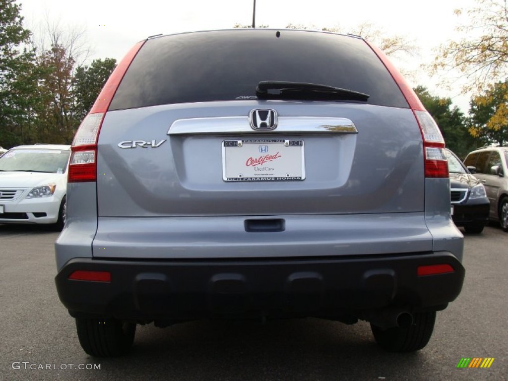 2008 CR-V EX 4WD - Glacier Blue Metallic / Gray photo #9