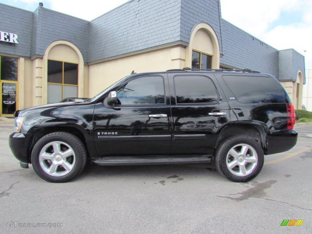 Black 2007 Chevrolet Tahoe LTZ 4x4 Exterior Photo #55153193
