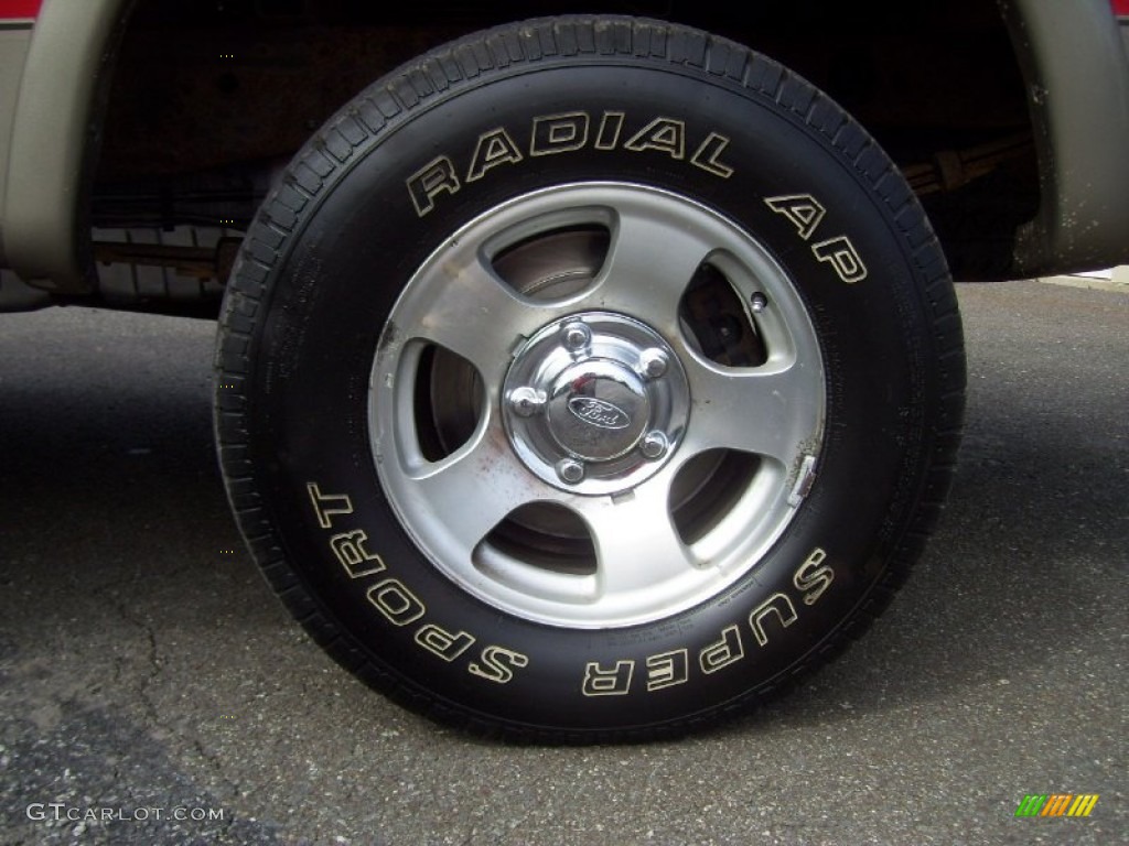 2002 Ford F150 XLT SuperCab 4x4 Wheel Photo #55153643