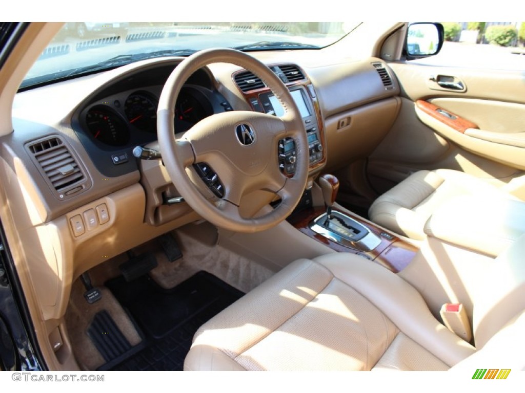 Natural Brown Interior 2004 Acura MDX Touring Photo #55154339