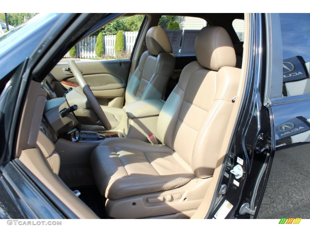 2004 MDX Touring - Nighthawk Black Pearl / Natural Brown photo #12