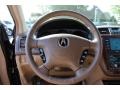 2004 Acura MDX Natural Brown Interior Steering Wheel Photo