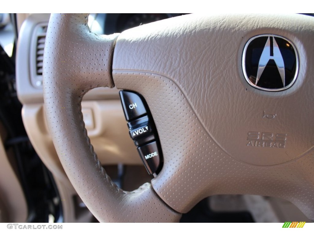 2004 MDX Touring - Nighthawk Black Pearl / Natural Brown photo #15