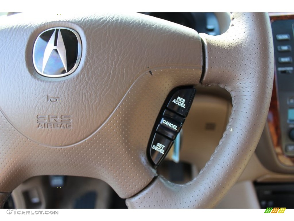 2004 MDX Touring - Nighthawk Black Pearl / Natural Brown photo #16