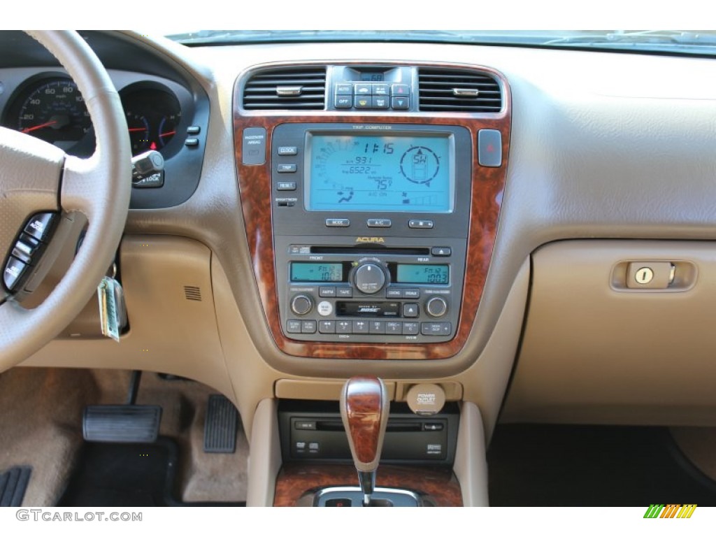 2004 MDX Touring - Nighthawk Black Pearl / Natural Brown photo #18