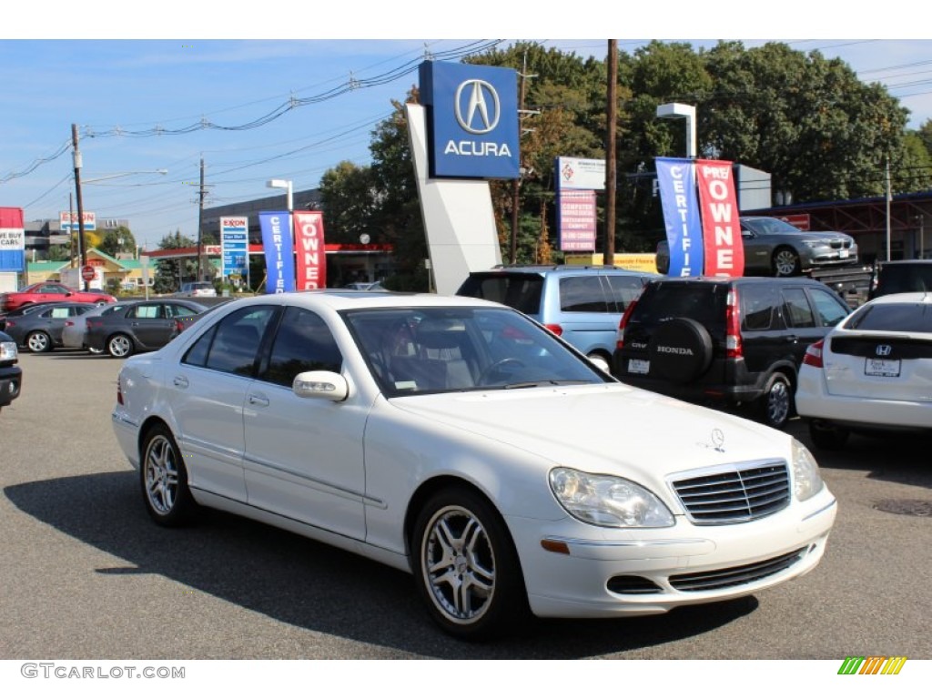 2006 S 350 Sedan - Alabaster White / Charcoal photo #1