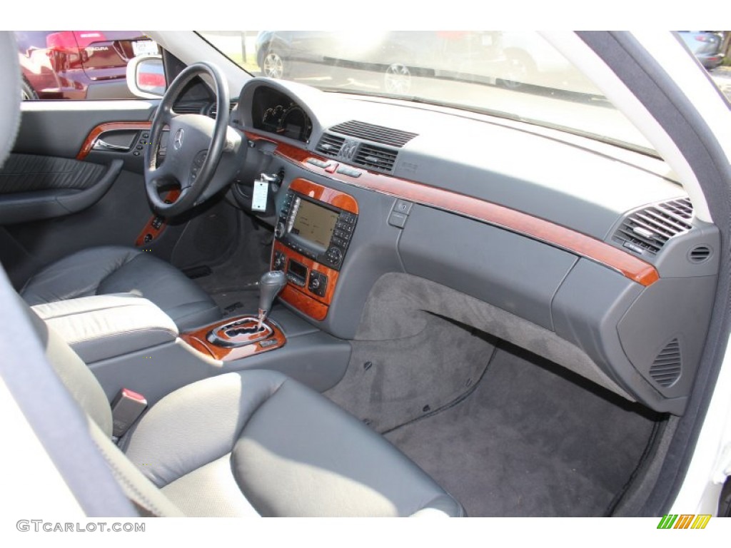 2006 Mercedes-Benz S 350 Sedan Charcoal Dashboard Photo #55154801