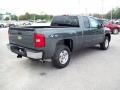 2011 Steel Green Metallic Chevrolet Silverado 1500 LT Extended Cab 4x4  photo #12