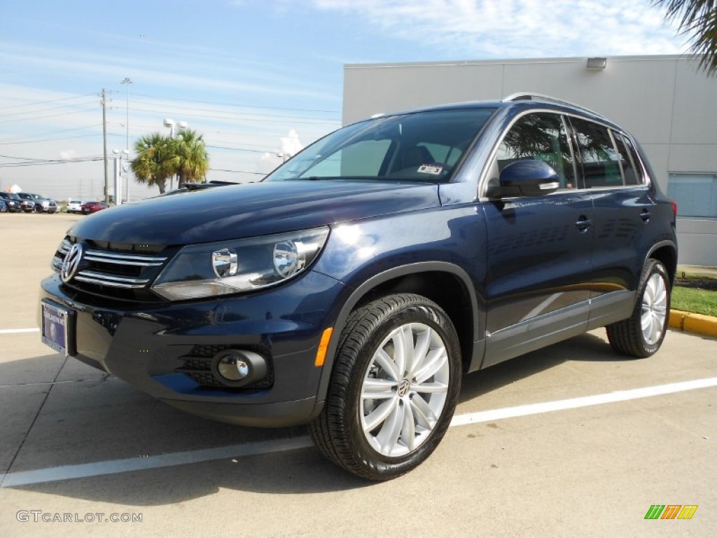 Night Blue Metallic 2012 Volkswagen Tiguan SE Exterior Photo #55154918
