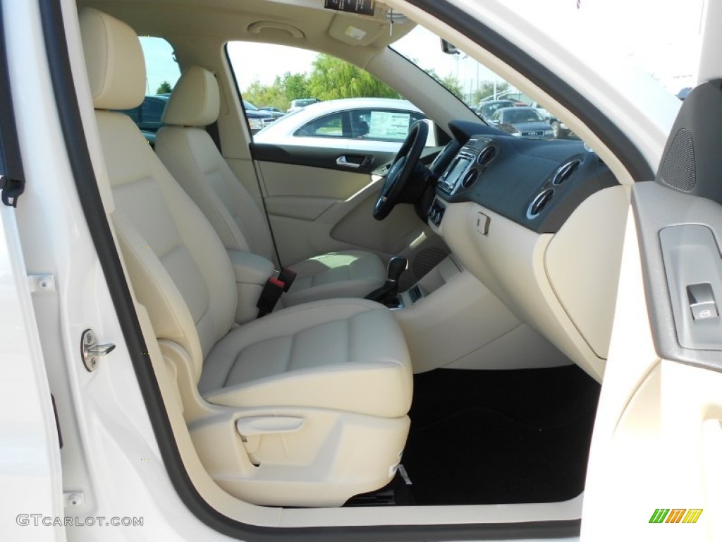 Beige Interior 2012 Volkswagen Tiguan SE Photo #55155425