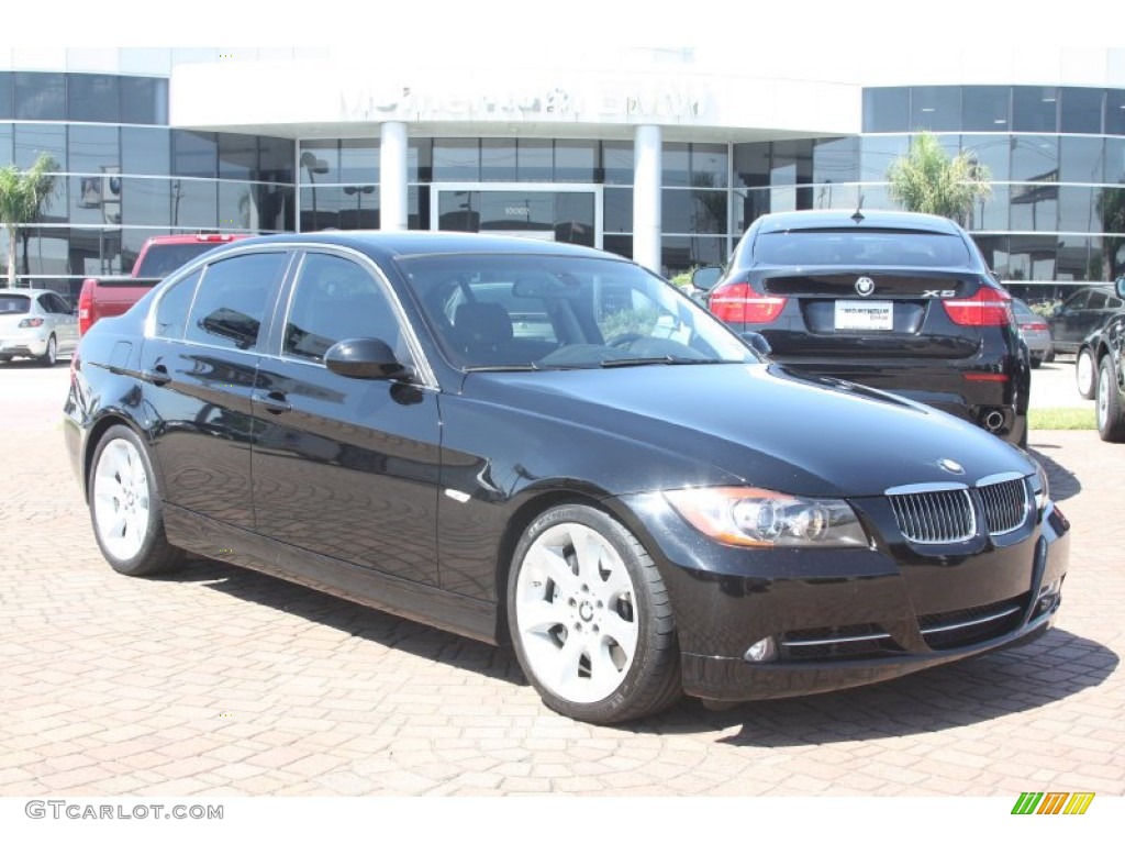 2008 3 Series 335i Sedan - Jet Black / Black photo #1