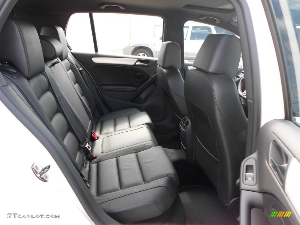 Titan Black Interior 2012 Volkswagen GTI 4 Door Autobahn Edition Photo #55155860