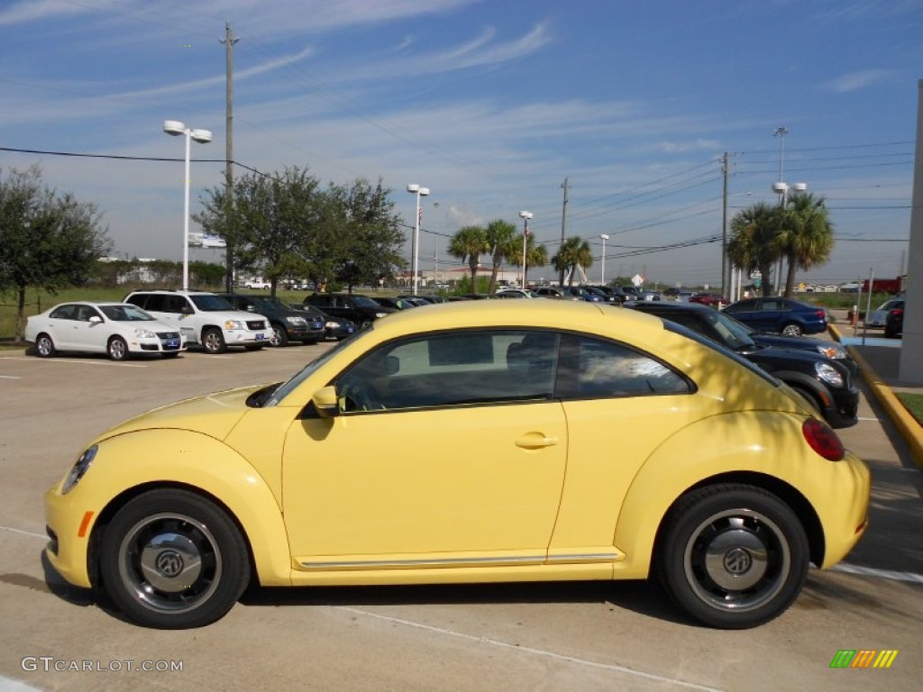 Saturn Yellow 2012 Volkswagen Beetle 2.5L Exterior Photo #55155986