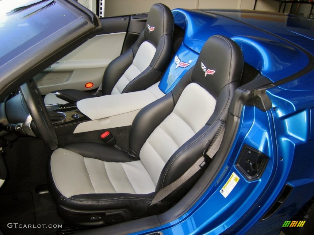 2010 Corvette Grand Sport Convertible - Jetstream Blue Metallic / Titanium Gray photo #14