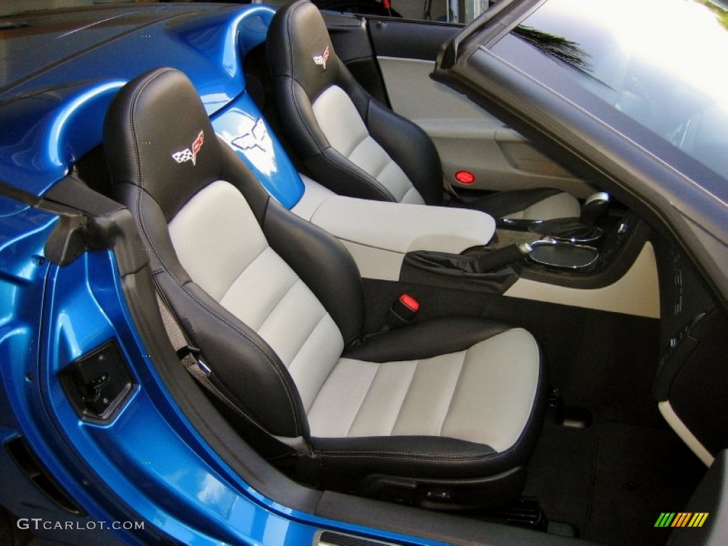 2010 Corvette Grand Sport Convertible - Jetstream Blue Metallic / Titanium Gray photo #16