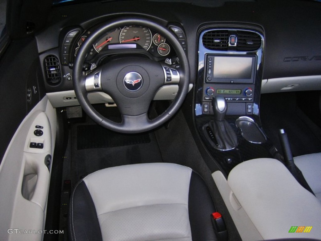 2010 Chevrolet Corvette Grand Sport Convertible Titanium Gray Dashboard Photo #55156102