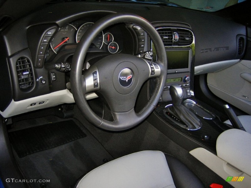 2010 Corvette Grand Sport Convertible - Jetstream Blue Metallic / Titanium Gray photo #20