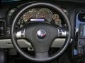 Titanium Gray 2010 Chevrolet Corvette Grand Sport Convertible Steering Wheel
